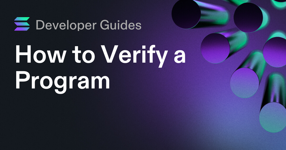 How to Verify a Program